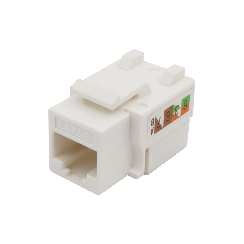 Cat5e UTP 90 degrés Punch Down Keystone Jack