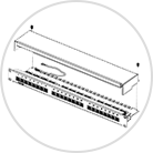 Panneau de brassage réseau