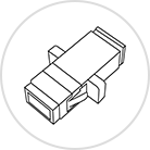 Adaptateur fibre optique