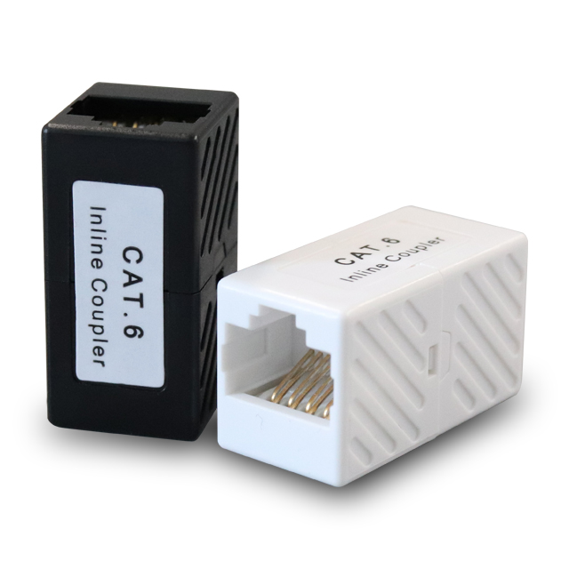 CAT6 Coupleur en ligne féminin de 180 degrés non blindés